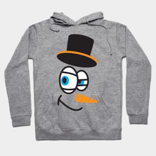 snowman face Hoodie